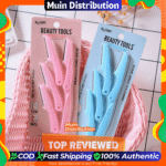 keli 4pcs Foldable Eyebrow Facial Hair Removal, Shaper, and Trimmer in New Design (Blue & Pink) - Facial Razor. - Image 2