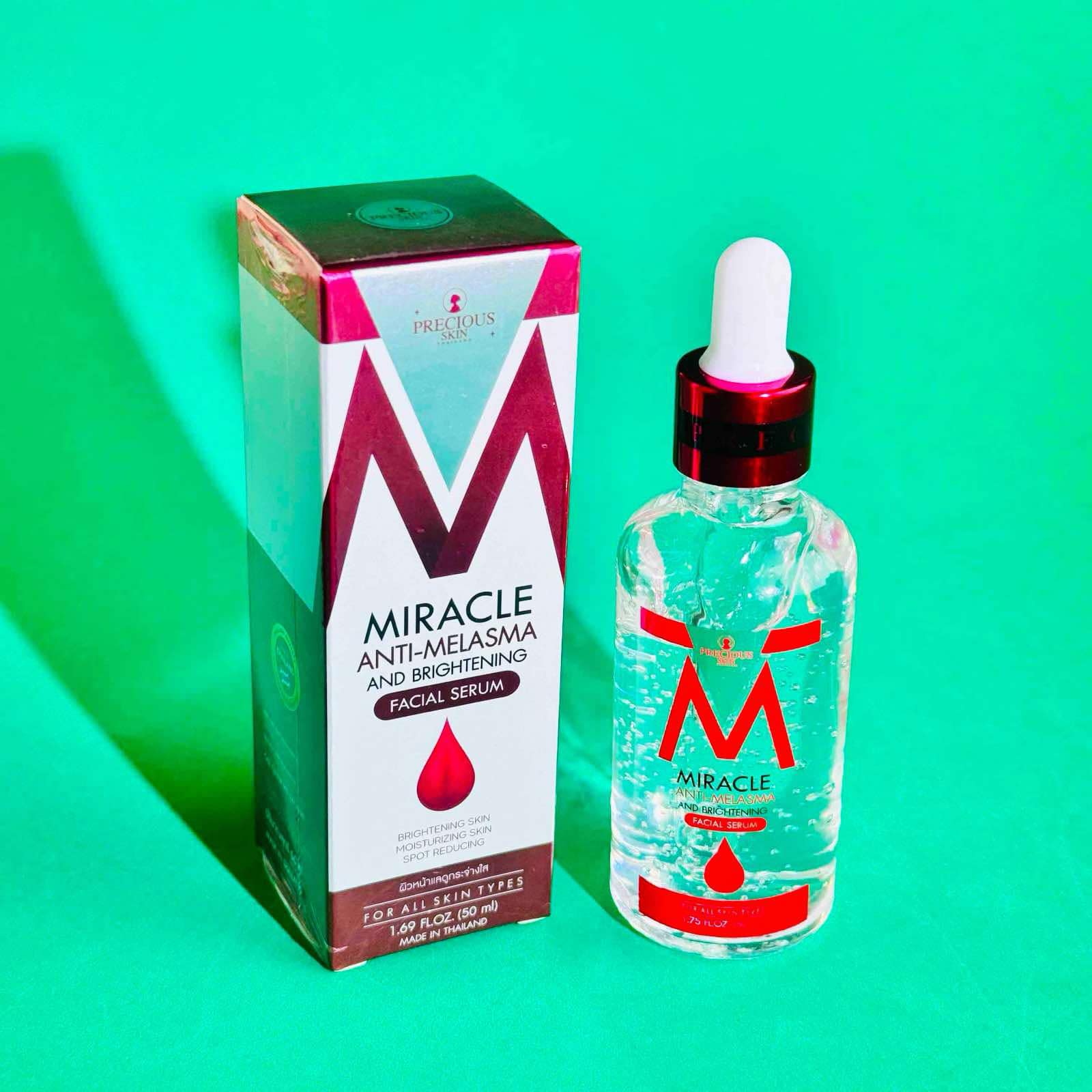 8859690401145 Precious Skin Miracle Anti-Melasma and Brightening Facial Serum – 50ml Precious Skin Miracle Serum 50ml