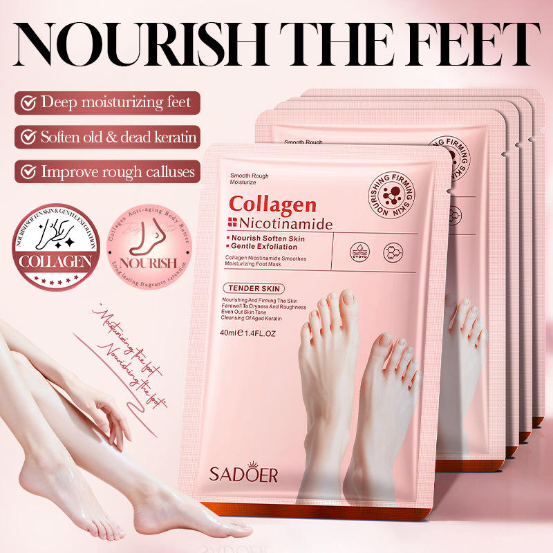 SADOER Nicotinamide Foot Mask 40ml Pair