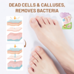 Aichun Beauty Peeling Foot Mask Shea Butter & Vitamin C – 40g (1 Pair) - Image 2