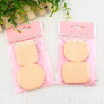2Pcs Round & Square Soft Powder Puff Makeup Sponge Set - Image 3