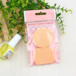 2Pcs Round & Square Soft Powder Puff Makeup Sponge Set - Image 5
