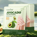 SADOER Avocado B3 Niacinamide Nourishing Softening Hand Mask – 1 Pair / 40ml - Image 3