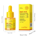 SADOER Kojic Acid Turmeric Collagen Brightening Spot Removing Serum – 30ml - Image 4