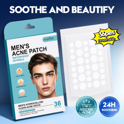 SADOER Men's Hydrocolloid Clean Acne Patch