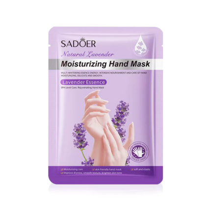 SADOER Lavender Hand Mask 35g with Natural Lavender Essence