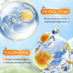 SADOER Panda Series Anti Cracking Orange Vitamin C Glossy Nourishing Hand Mask – 40ml / 1 Pair - Image 3