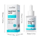 SADOER Salicylic Acid Pores Astringent Serum – 30ml - Image 6